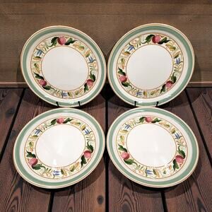 Keltcraft by Noritake Countrywood #9226 Dinner Plates Ireland Set of 4 - 1998